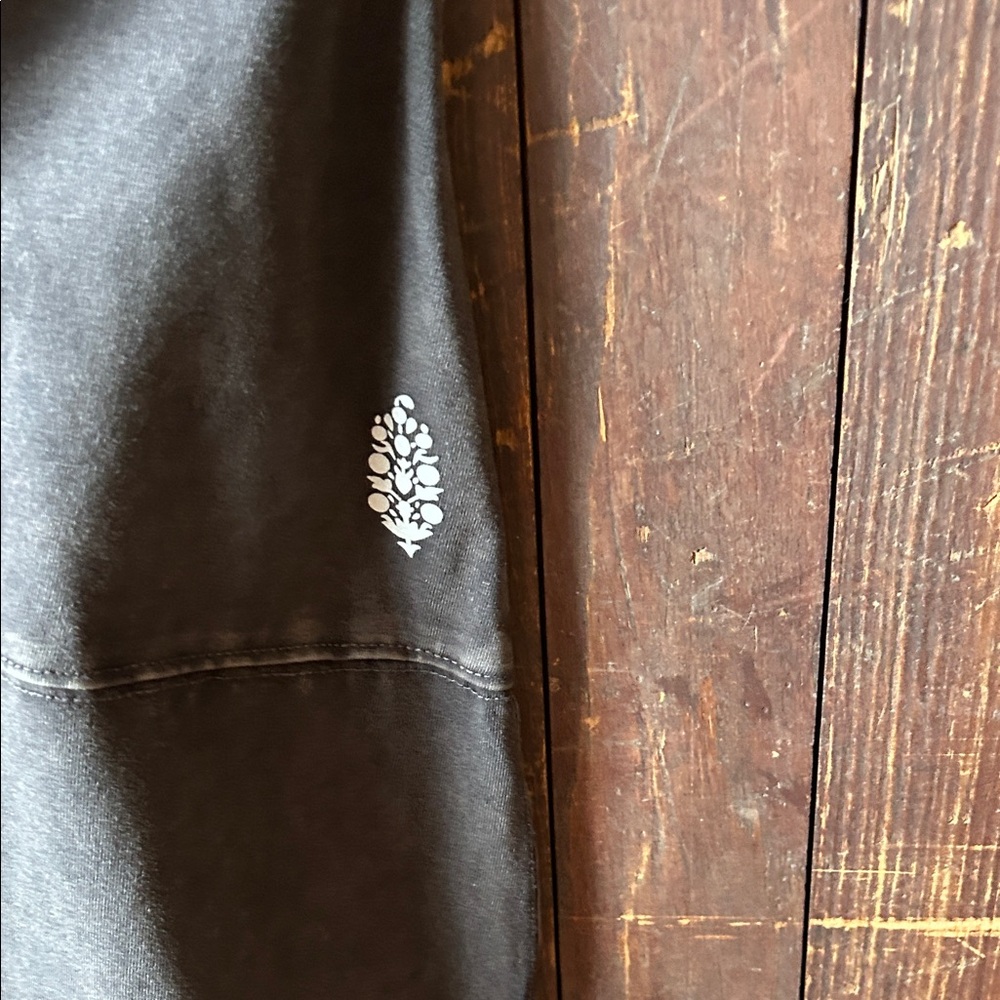 Free People charcoal wide-leg pocket jumpsuit - Picture 6 of 12